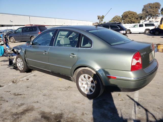 WVWPD63B23P355685 - 2003 VOLKSWAGEN PASSAT GLS GREEN photo 2