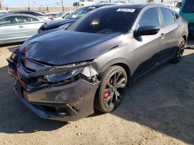 2HGFC2F83MH546787 - 2021 HONDA CIVIC SPOR CHARCOAL photo 1