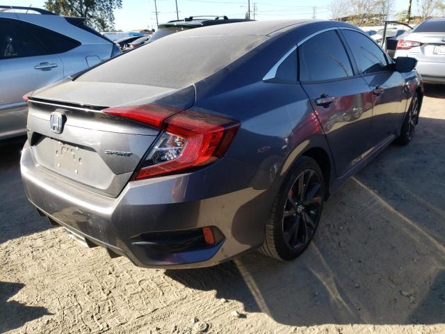 2HGFC2F83MH546787 - 2021 HONDA CIVIC SPOR CHARCOAL photo 3