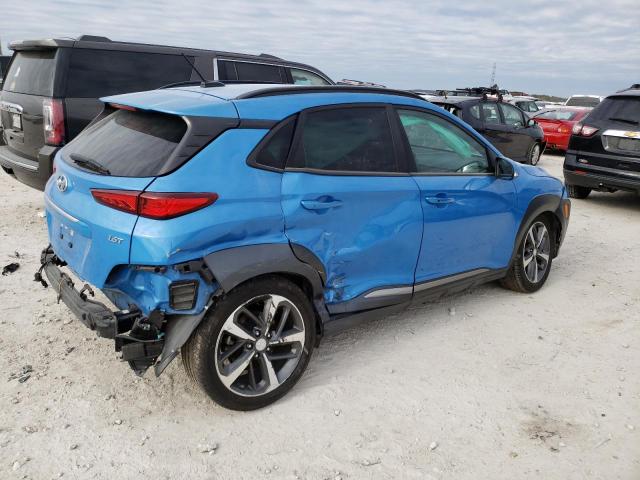 KM8K53A50JU094750 - 2018 HYUNDAI KONA ULTIM BLUE photo 3