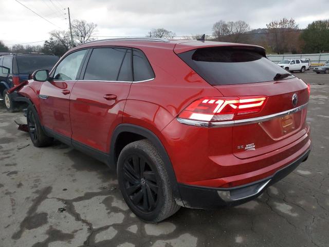 1V2WC2CA3MC231897 - 2021 VOLKSWAGEN ATLAS CROS Красный фото 2