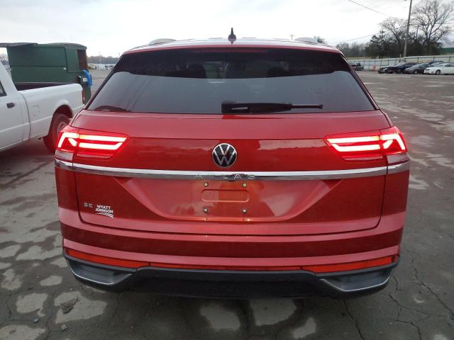 1V2WC2CA3MC231897 - 2021 VOLKSWAGEN ATLAS CROS Красный фото 6