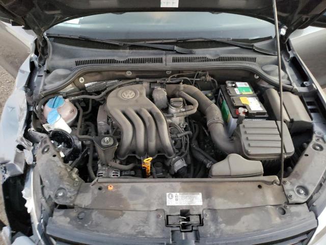 3VW2K7AJ0BM395684 - 2011 VOLKSWAGEN JETTA BASE 灰色 照片 11