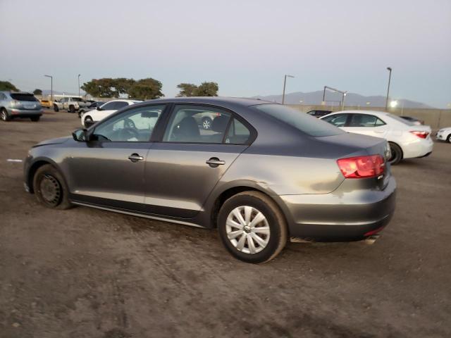 3VW2K7AJ0BM395684 - 2011 VOLKSWAGEN JETTA BASE 灰色 照片 2