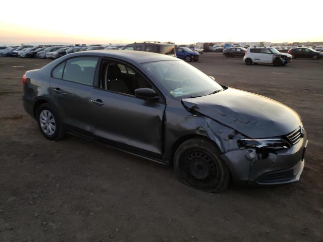 3VW2K7AJ0BM395684 - 2011 VOLKSWAGEN JETTA BASE 灰色 照片 4