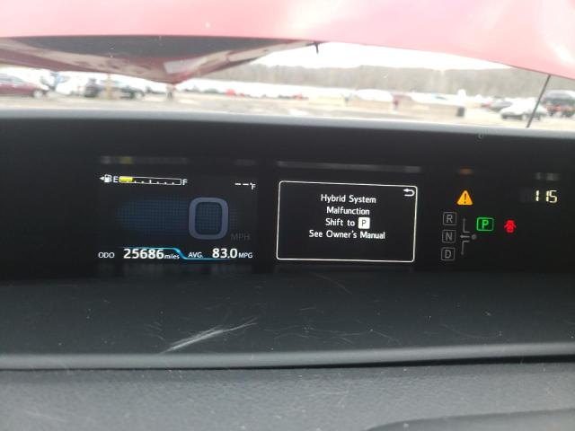 JTDKARFP5L3137212 - 2020 TOYOTA PRIUS PRIM 红色 照片 9