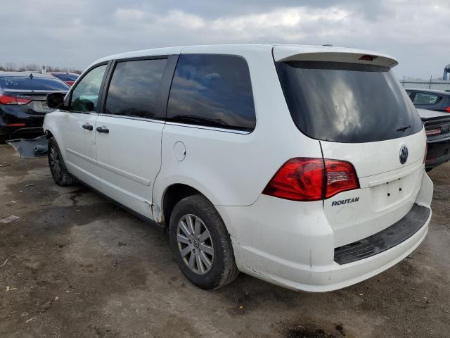 2V8HW44149R580114 - 2009 VOLKSWAGEN ROUTAN S WHITE photo 2