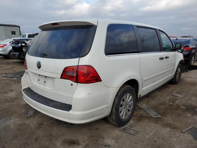 2V8HW44149R580114 - 2009 VOLKSWAGEN ROUTAN S WHITE photo 3