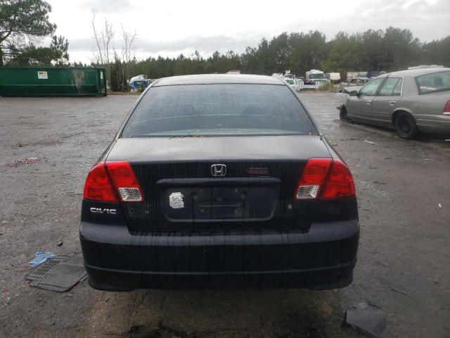 2HGES267X5H540332 - 2005 HONDA CIVIC EX BLACK photo 6