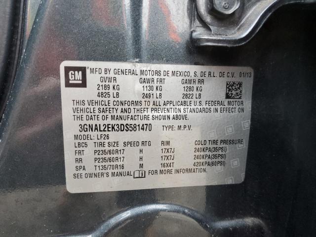 3GNAL2EK3DS581470 - 2013 CHEVROLET CAPTIVA LS Boz foto 13