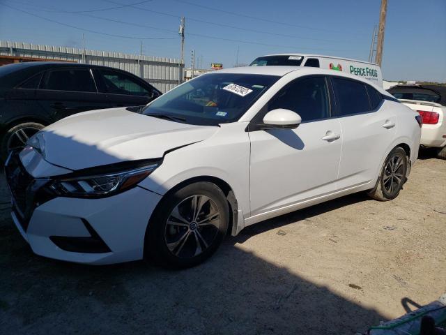 3N1AB8CV0LY269150 - 2020 NISSAN SENTRA SV WHITE photo 1