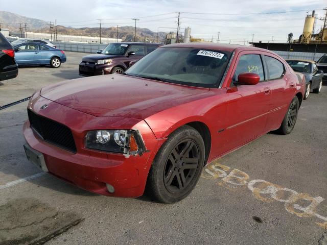 2B3KA53HX6H302454 - 2006 DODGE CHARGER R/ BURGUNDY photo 1