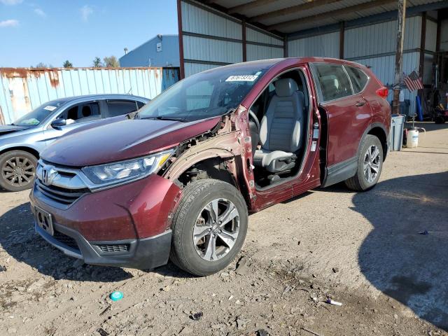 2HKRW6H35HH207523 - 2017 HONDA CR-V LX MAROON photo 1