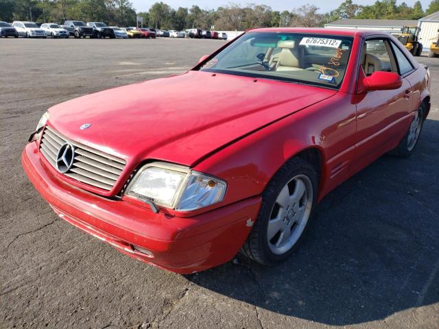 WDBFA68F9XF172259 - 1999 MERCEDES-BENZ SL 500 RED photo 1