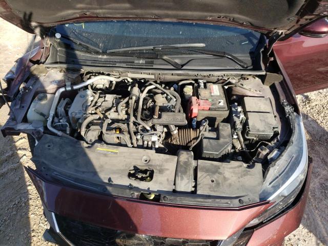 3N1AB8CV3LY212828 - 2020 NISSAN SENTRA SV BURGUNDY photo 11