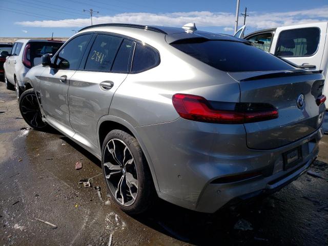 5YMUJ0C07M9G81540 - 2021 BMW X4 M COMPE GRAY photo 3