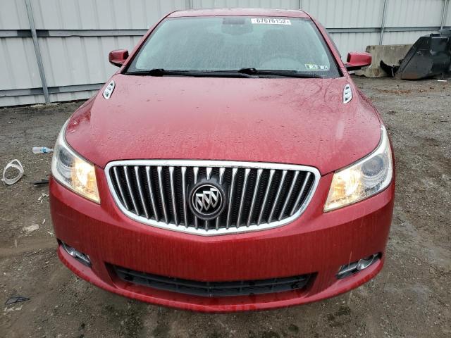 1G4GJ5E38DF292801 - 2013 BUICK LACROSSE T RED photo 5