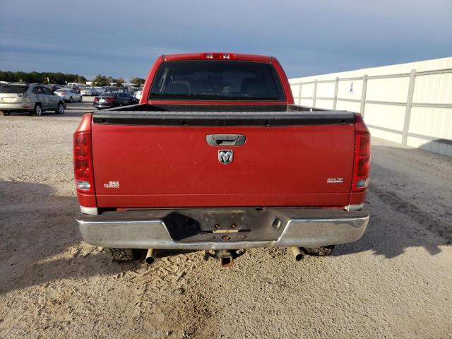 1D7HA18N36J106358 - 2006 DODGE RAM 1500 S RED photo 6