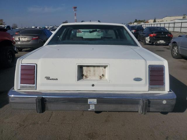 1FABP43F0EZ180049 - 1984 FORD LTD CROWN WHITE photo 6