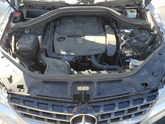 4JGDA5HB3CA018746 - 2012 MERCEDES-BENZ ML 350 4MA SILVER photo 12