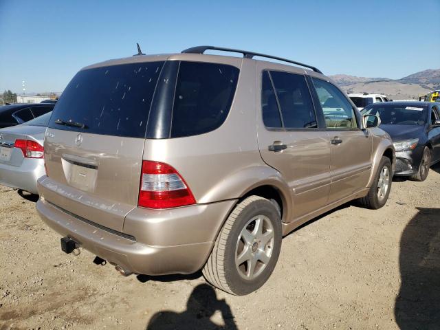 4JGAB54E42A304121 - 2002 MERCEDES-BENZ ML 320 BEIGE photo 3