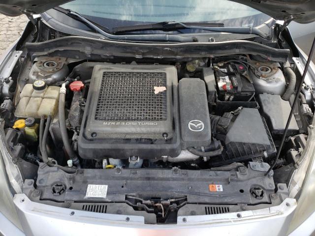 JM1BL1L47C1676643 - 2012 MAZDA SPEED 3 SILVER photo 11