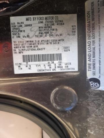 5LMFU27506LJ06377 - 2006 LINCOLN NAVIGATOR 黑色 照片 13