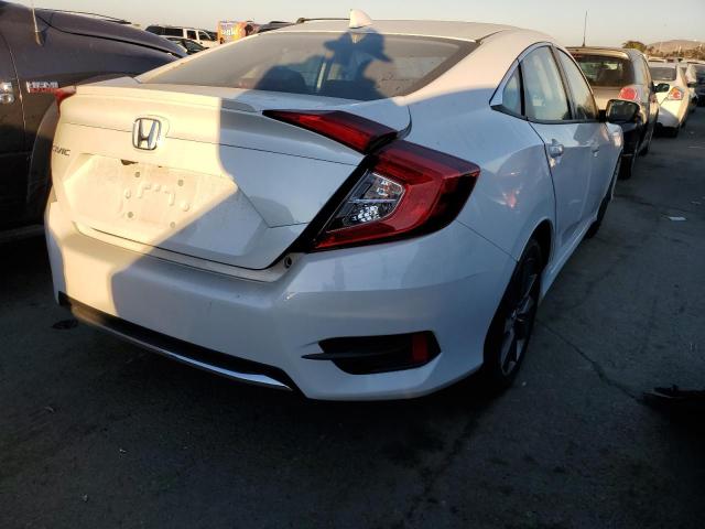 19XFC1F78LE206187 - 2020 HONDA CIVIC EXL Biały zdjęcie 3