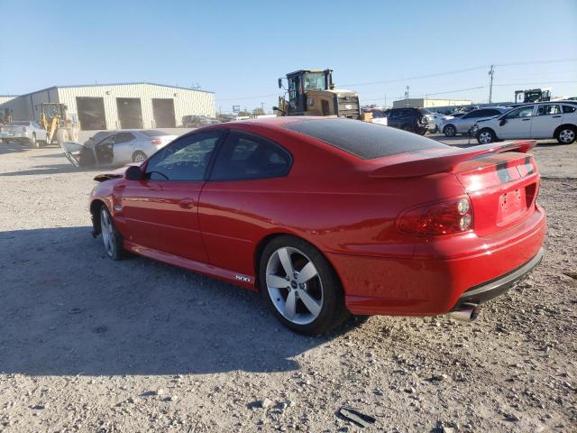 6G2VX12U45L435172 - 2005 PONTIAC GTO RED photo 2