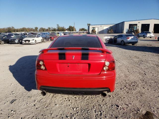 6G2VX12U45L435172 - 2005 PONTIAC GTO RED photo 6