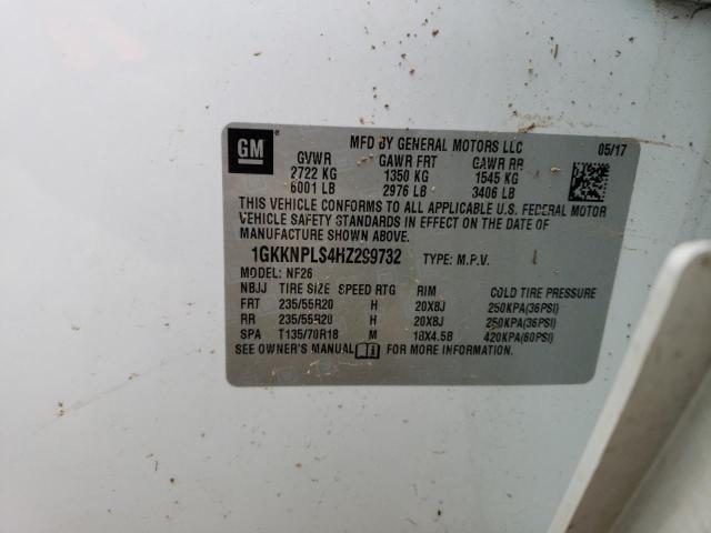 1GKKNPLS4HZ299732 - 2017 GMC ACADIA DEN WHITE photo 14