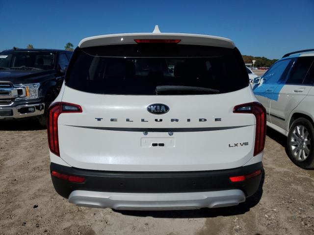 5XYP24HC6LG009086 - 2020 KIA TELLURIDE WHITE photo 6