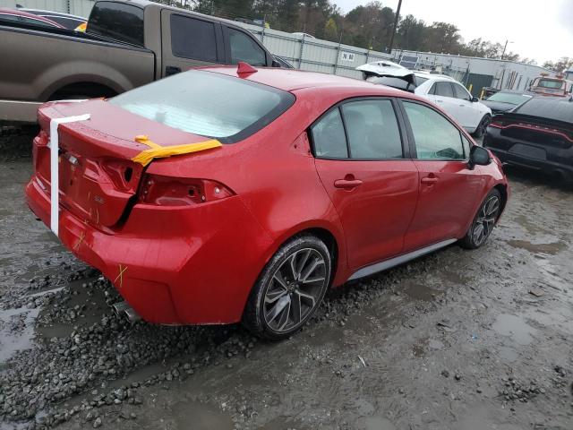 5YFS4RCE6LP055801 - 2020 TOYOTA COROLLA SE RED photo 3