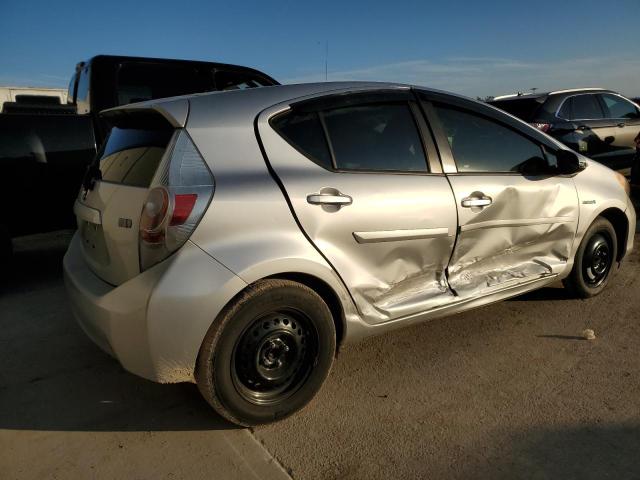 JTDKDTB31D1048287 - 2013 TOYOTA PRIUS C SILVER photo 3