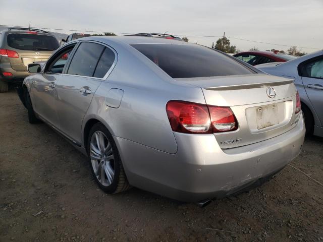 JTHBC96S175003806 - 2007 LEXUS GS 450H SILVER photo 2