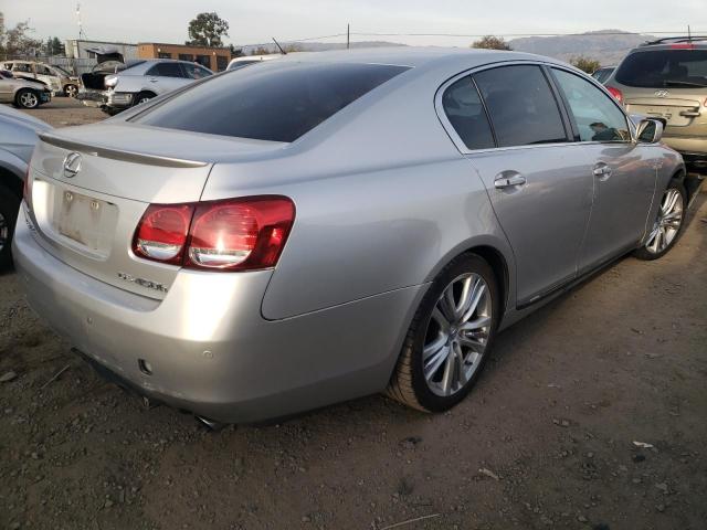 JTHBC96S175003806 - 2007 LEXUS GS 450H SILVER photo 3