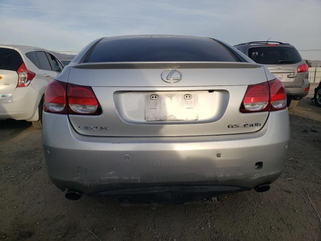 JTHBC96S175003806 - 2007 LEXUS GS 450H SILVER photo 6