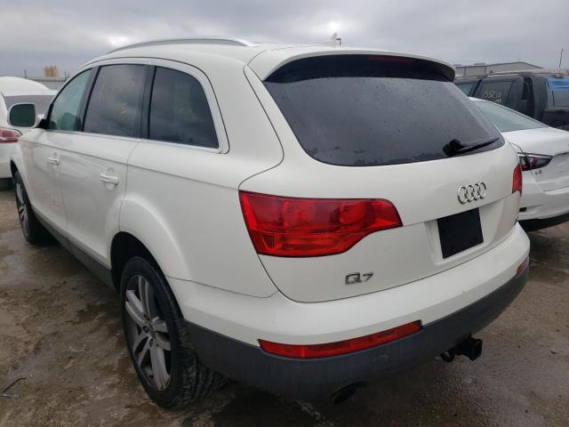 WA1BY74L97D066753 - 2007 AUDI Q7 3.6 QUA WHITE photo 2