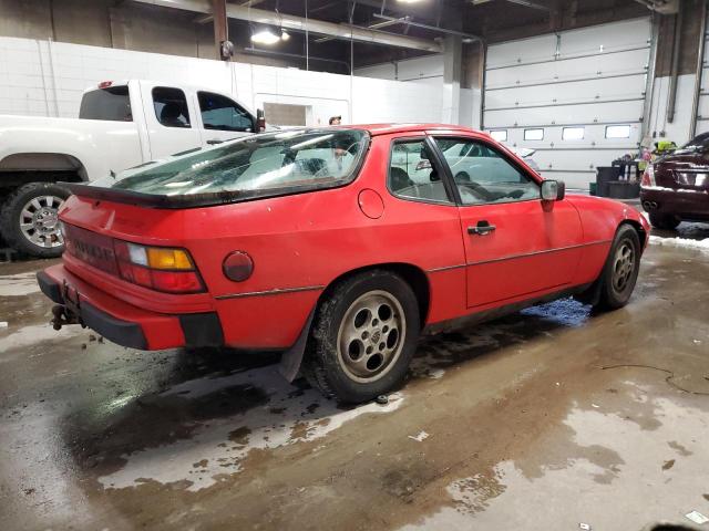 WP0AA0929HN452940 - 1987 PORSCHE 924 S RED photo 3