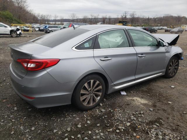 5NPE34AF4GH430800 - 2016 HYUNDAI SONATA SPO SILVER photo 3