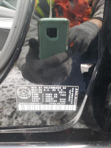 3VW2K7AJ4DM445411 - 2013 VOLKSWAGEN JETTA BASE 黑色 照片 12