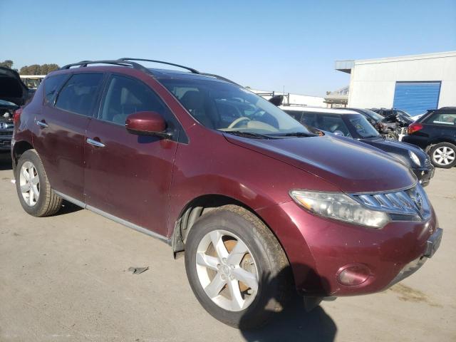 JN8AZ18U49W102701 - 2009 NISSAN MURANO BURGUNDY photo 4