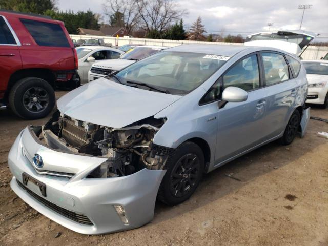 JTDZN3EUXD3225133 - 2013 TOYOTA PRIUS V BLUE photo 1