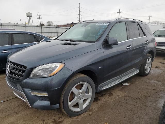 4JGDA7DB9CA047914 - 2012 MERCEDES-BENZ ML 550 4MA GRAY photo 1