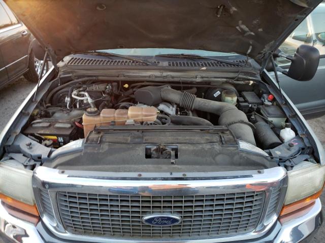 1FMNU41S41EB51781 - 2001 FORD EXCURSION GRAY photo 12