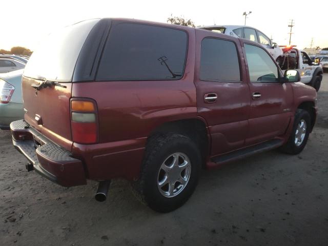 1GKEK63U91J275478 - 2001 GMC DENALI BURGUNDY photo 3