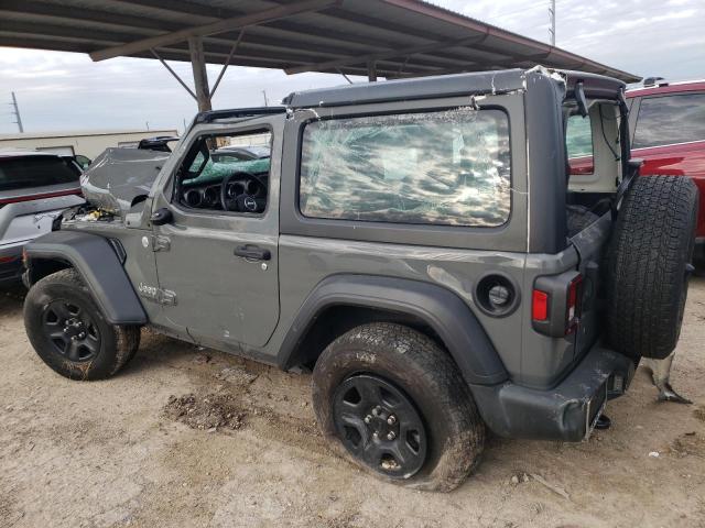 1C4GJXAN0LW346212 - 2020 JEEP WRANGLER S GRAY photo 2