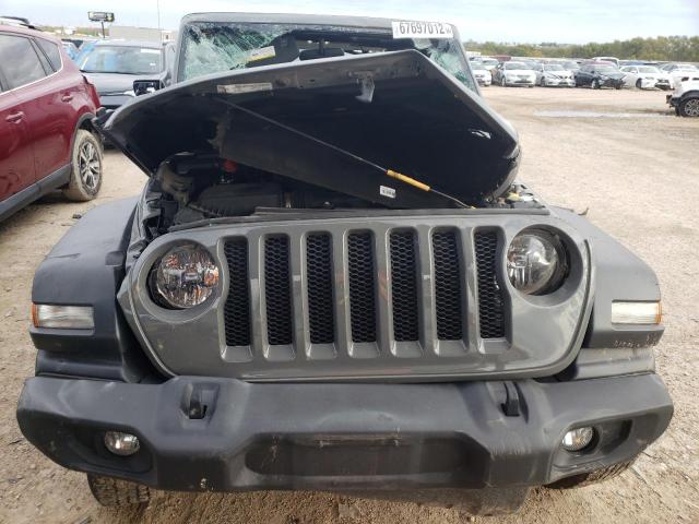 1C4GJXAN0LW346212 - 2020 JEEP WRANGLER S GRAY photo 5