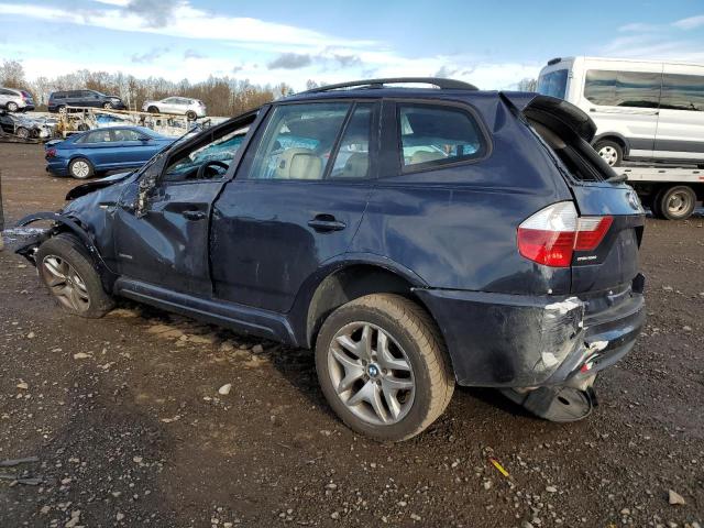 WBXPC9C45AWJ35243 - 2010 BMW X3 XDRIVE3 BLUE photo 2