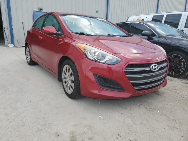 KMHD35LH4GU292998 - 2016 HYUNDAI ELANTRA GT RED photo 4